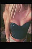 Loved this little number! It is incredibly tight, even for XS standards. Since there's a zipper, there's not much stretch. I'd suggest ordering a size up. It's very fancy and I got a lot of compliments on this! Especially during the holiday season. - Erica K.