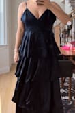 I'm not particularly large-busted but did nurse for a year - this dress has zero support so I felt like it gave me pancake boob. It was otherwise flattering so if you have a perky chest, you might be in luck. - Bethany G.