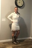 Loved this dress! It fit perfectly, and I got so many compliments at my bridal shower! I'm going to order another one in a different color that I can wear as a guest for my cousin's wedding. - Stacie M.