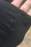 The shirt fits very tight, and it's smaller than other XS, which is my typical size. The seam is also splitting down the arm near the wrist. - Alicia M.