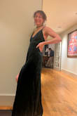 It's such a flattering shape & also very comfortable. I felt great in it & got lots of compliments. I'll wear spandex shorts underneath next time because I'm a dancing diva, and it's possible I flashed other guests at different points due to the high slit. The dress was a little long, but it worked well with my 3 inch heels. Overall, very happy with this dress. I'll definitely be wearing it at many future events. - Rachael D.