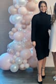 I wore it to a winter baby shower, however, I think it can be great for any occasion. I was hoping it would be a little tighter around my waist, but I have bigger hips. I usually don't go with XS, but was concerned about the length since I'm short. It was perfect! - Meghan C.