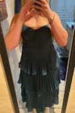 I ordered this because I have a wedding coming up next month and loved the color! The quality surprised me and it was actually super comfortable! I am on the taller side so I was half expecting the length to be a little awkward, but it is the perfect midi dress! - Hailey S.