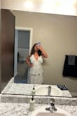 I wore this dress for my engagement dinner, and it was absolutely perfect. One of my favorite dresses that I own. I am normally between a small to a medium, but I ordered a small in this. I'm so glad I did because it fit perfectly! - Katie B.