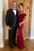 Perfect color for the Heart Ball we attended. Fit perfectly! - Ashley H.