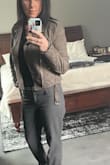 Very cute. Stylish. Fits as expected. The belt, as mentioned in other reviews, is a bit long. I will probably remove it. It's very soft. Love the color. - Johnna A.