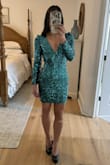 Love this dress. Comfortable fit, and good lining so the sequins dont scratch your skin. Good length, not too short. Sexy without being too revealing. I love the color. I bought it to wear to Vegas. - SaraAnn G.