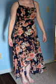 I ordered two sizes, a Large and an XL. The large fit the best but it is tight in the chest area. I can zip it up and breathe but it is just a hair or two tighter than what I prefer. The XL was easier to zip but it is meant for someone with a larger bust. I could not fill it in the bust. There was excess fabric in the armpit and breast area that was unflattering and noticeable. For reference, the photos are all of me in the large. I am 5'7,  170 lbs, but I carry my weight in my hips/butt/thigh areas. My measurements are bust: 34 B/C cup, waist: 35 inches, and hips: 43 inches. So, if you have a larger bust I would order a size up. - Tess N.