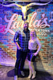 I was looking for something to wear with a leather skirt in Nashville, and this was perfect! It was comfortable, sparkly, and sexy! - Stephanie L.