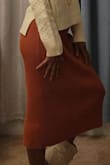 Exactly as pictured. Soft and stretchy material. Perfect in cold weather.
I received a few compliments on my skirt, and I paired it with a cream sweater. Ordered size small in their clothing. - Letitia M.