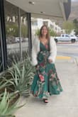 I'm a wedding photographer and saw one of the guests wearing it at one wedding I was working at. I knew I needed to buy it for my next wedding as a guest. The dress is one of the most flattering I've ever owned. 
Careful though it's very very long, I cut a lot of fabric and sew it back. Other than that it was gorgeous. - Margot R.