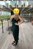 I absolutely loved this dress and received so many compliments when I wore it to a wedding, but halfway through the event the zipper bust open. I had 3 other girls trying to help me zipper it, but the zipper was also stuck at the top and we couldn't even get it unzippered at all. Great dress, fits perfectly other than being a little tight in the bust area (32DDD), but the quality of the zippers lately has been horrendous. - Janelli P.