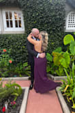 This dress is beautiful. I received several compliments. Due to lack of time, I did not have a chance to get the dress altered/taken in. Nonetheless, it's a great dress, and I highly recommend. - Alexis B.