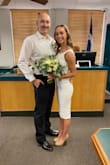 Wore this when I eloped and absolutely loved it. I wish I could wear it more! I would wear a slip and get high quality nipple covers that blend nicely with your skin because it can be slightly see-through but nothing crazy. - Jenna A.