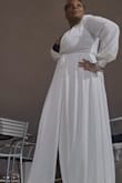 Nice fit! Size DDD. If you're not into showing off the girls, this dress is not for you. - Jamie F.