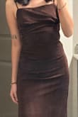This dress was so absolutely beautiful! I bought it on impulse to meet the amount for free shipping but I do not regret buying it. the fit is absolutely perfect, the open back is gorgeous, and the lace detail ties it all together. the slit on the side is short enough that it's not revealing, and the dress has a slip underneath it for added comfort. Buy! - Alix G.
