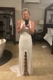 I am obsessed with this dress! It was perfect for my beach wedding and I felt amazing in it. It does run a little small and doesn't have tons of stretch - so if you are in between sizes, I would recommend sizing up. - Marta H.