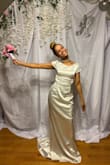 The dress was perfect! The shipping wasn't a hassle and got here in plenty of time. It was exactly what I was looking for. The dress looks exactly like it does in the picture!!!! - Kara M.