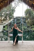 The dress was perfect for the wedding in Florida heat. Modest with the perfect amount of skin to still feel pretty. Didn't need it hemmed at my height with my heels. This was the first time buying from this company and definitely will be using them from now on if I need a dress. - Emily L.