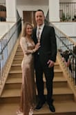 I love this dress! It was quite long for me since I'm only 5'1 but I just got some platform heels and it worked. The neck line goes really low which I was uncomfortable with but I just used a flesh-colored bra to fill it in and it worked perfectly. - Jennifer L.