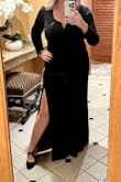 I'm a little on the short side at 5'3, so I needed to have the arms altered, but with heels, the length was perfect! Sexy as hell & thanks to the fabric and extra support in the front, I didn't have to wear a bra with my big girls and felt perfectly supported all night. This was my first Lulu's purchase and with so many compliments; will definitely buy from them again! - Miranda G.