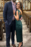 This dress is a stunner!! The material is thick and high quality, the tie straps allow for adjustment to make it the perfect fit (I usually find dress straps are too long, so being able to tie it myself was perfect). - Caitlyn V.