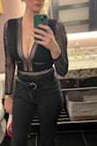 Honestly, this is the best bodysuit I've owned. It fits great and is comfortable, yet sexy. I wore this to a concert and got stopped multiple times to ask where it came from. I would highly recommend! - Bonnie R.