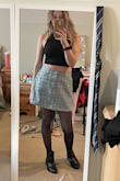 Super adorable. Little uncomfortable because of the sequins, but if you're wearing tights underneath it shouldn't irritate your stomach. - Natalie N.