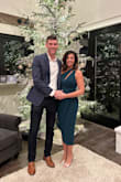I purchased this dress to wear to a fundraiser event. I received many compliments throughout the evening on my dress. I'm a little thicker through the middle at the moment but I felt that this dress is designed extremely well to be slimming in the waist area. It fits very flattering overall. - Mindy R.