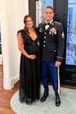 Normally I would be a small but I ordered a medium being 34 weeks pregnant. It fits great! A small would have been too tight in the rib cage right now. - Annalisa B.