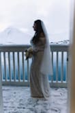 I got married in Iceland wearing this lovely dress that fitted me just perfectly. Since I am 158 cm tall and the dress is a bit longer in the back it made a nice train. Material: It is low quality - but that was expected because the price is very cheap, I didn't mind that as on body and photos, it looks stunning. The dress is not elastic and it is see through a bit. I also purchased the veil and shoes from Lulus and the whole look was just perfect. - Romana P.