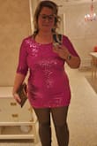 Went to see Moulin Rouge and wore this for a fun birthday weekend out!  Dress is super cute and comfy...has some stretch and stays in good shape while you're moving around/sitting.  I was pleasantly surprised at the quality I was worried I'd be losing sequins all over, but I didn't!  Dress is SHORT - I wore heat tights (Boston winter) and bloomers underneath, just in case!  Back is nice and low, but can wear a regular bra with it, the strap will sit lower than the low back.  LOVE IT, can't wait to find a reason to wear it again! - Kira W.