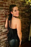 I wore this for a rock and roll charitable concert and loved it. I got so many compliments and felt really good in it. You can't wear a bra with it, but I used tape and it worked well. - Elizabeth M.