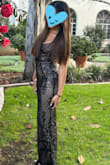 The size guide used works so well. Dress fit perfectly and price point was reasonable. - Madonna D.