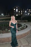 The quality was great- not see through at all. I'm a bit on the short side so the dress was very long, but I pinned the bottom and it was great. If you have a smaller chest, I would definitely invest in some form of backless push-up bra to help you out in that department. I thought the back was very flattering, and I love how the straps that lace up at the back really make the dress adjustable to your bust size. I wore this for a college athlete's formal and got a ton of compliments. I will definitely wear this again to another event!! - Ally H.