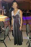 Absolutely loved everything about this dress. It was a little long so I did have to get it helmed, but other than that, it was PERFECT. I wouldn't have normally picked this color but so glad I did. I wore clear shoes with silver jewelry. Received so many compliments - Kimberley T.