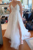 Really liked this dress but ultimately went with a different Lulus dress for my wedding. This one felt like such good quality and was really beautiful. The only reason I give it 4 stars is the top felt a little boxy, probably because the stitching was so solid. Some people may love that, but it wasn't the right dress for me. - Natalie C.