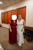 I bought this dress for my intimate church wedding. I did have to wear it with a shawl since it was a Catholic Church but the quality of this dress was amazing. It fits in all the right places except the shoulders. They did have to make the shoulder length smaller. This fabric is breathable and stretches. Side note: also had to wear Spanx for the curvy ladies! Really liked this dress! - Tiffany