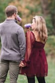 I saw this dress and it screamed me! I did my engagement photos in it and it was extremely comfortable. However, it did run a little big there was a lot of poof underneath which made the dress look a little bit wide. Other than that, the material was great and I look forward to wearing it again! - ASHLEY S.