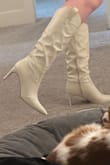 These fit so perfectly! Very true to size. I will say if you have bigger calves, they may not fit. Other than that, such a cute style and fit! - Kristin T.