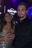 Wore this dress for a New Year's Eve event. I purchased a Medium. It runs a little large and I would get a size down next time but it did the job. It was sparkly and sexy and is a must-buy. My boyfriend loved it and so did I! - Amanda M.