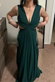 The waist fit perfect but the back I could not zip because I have a larger chest. Will exchange for a larger size - Trang H.