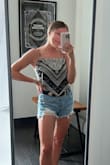 I purchased this belt to pair with an outfit on our anniversary trip to Nashville. It's the perfect black belt with a little extra something. I've worn it multiple times with both shorts and jeans. It's a great way to spice up a basic outfit. - Riana T.
