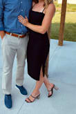 I purchased this dress for my step-sister's wedding, and it was perfect. It fits in all of the right places. I felt super comfortable the whole evening. If you need a staple LBD in your closet, choose this one! - Riana T.