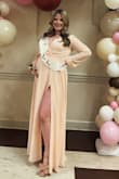 I loved this dress! I couldn't find anything to wear and last minute checked Lulus website and I'm so thankful that I did because this dress did not let me down! I had a wonderful baby shower and loved my beautiful dress! - Caitlyn W.