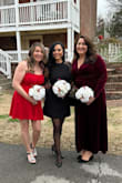 I bought this dress for a winter wedding. I felt elegant/sexy. I love that you can dress it up or down. - Maggie Z.
