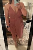 I was on waitlist for the dress and glad I did. It's super flattering and comfortable with the stretch. I need some low cut shapewear to support the girls, but other than that, it's a perfect fit! - Jessica K.