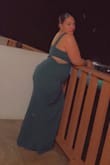 Beautiful dress. The material is stretchy and comfy. The zipper is a little annoying cause it kept getting caught when zipping it up. Overall, well made. - Inalvis S.