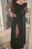 The dress was very comfortable. It's not extremely supportive for a large bust but still looked great. I wore it with medium height heels, and it almost touched the floor. - Roxanne B.