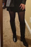 I had been wanting a pair of knee-high black boots with a bit of a heel for a while now. After browsing online for months, I came across this pair on Lulus and decided to get them. They fit like a glove, and the material is so soft. While I wouldn't want to walk around in them all day, my feet held up well for a couple of hours of standing at an evening event. - Jessica J.